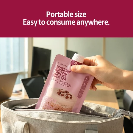 Dr. Elizabeth's SSOKSSOK Protein 1 Pouch (Sweet Corn / Grain / Milk Tea / Chocolate Chip)