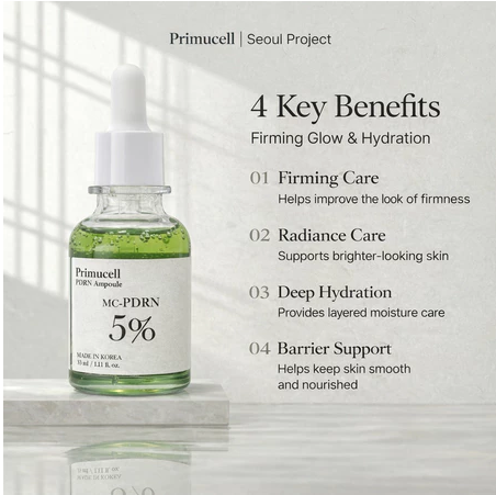 MC-PDRN 5% Ampoule 33ml | Multi-Peptide PDRN Radiance & Elasticity Ampoule