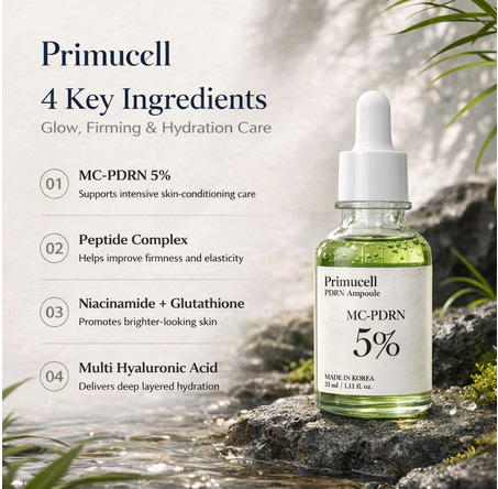 MC-PDRN 5% Ampoule 33ml | Multi-Peptide PDRN Radiance & Elasticity Ampoule