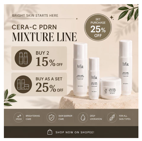 [ITER] Cera-C PDRN Mixture Serum 40ml