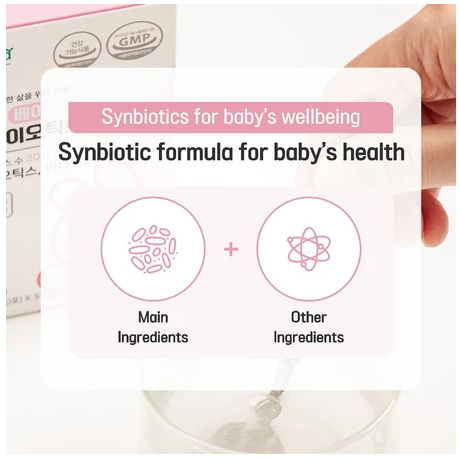 Povera Baby Probiotics Supplement 3billion CFU Vitamin D Infant and toddler Immune probiotics milk flavor powder 30 pouches