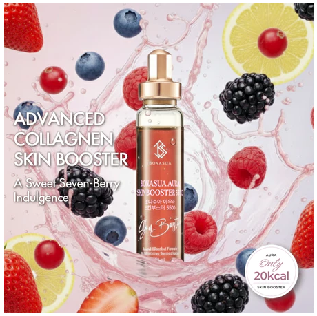 [BONASUA] Aura Skin Booster 5500mg Korean Liquid Collagen Drink - 1 Week Supply