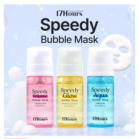 17Hours Speedy Bubble Mask 95ml 3 Series(1 Bottle Only)