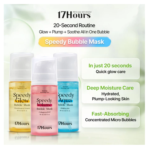 17Hours Speedy Bubble Mask 95ml 3 Series(1 Bottle Only)
