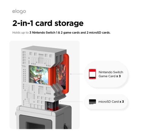 elago NW5 Game Case Keyring for Nintendo Switch Game Card