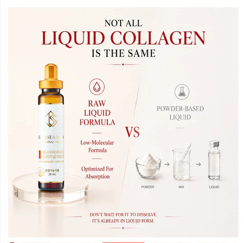 SG[BONASUA] Aura Original 10000mg | Premium Liquid Collagen Drink | Beauty & Joint Health