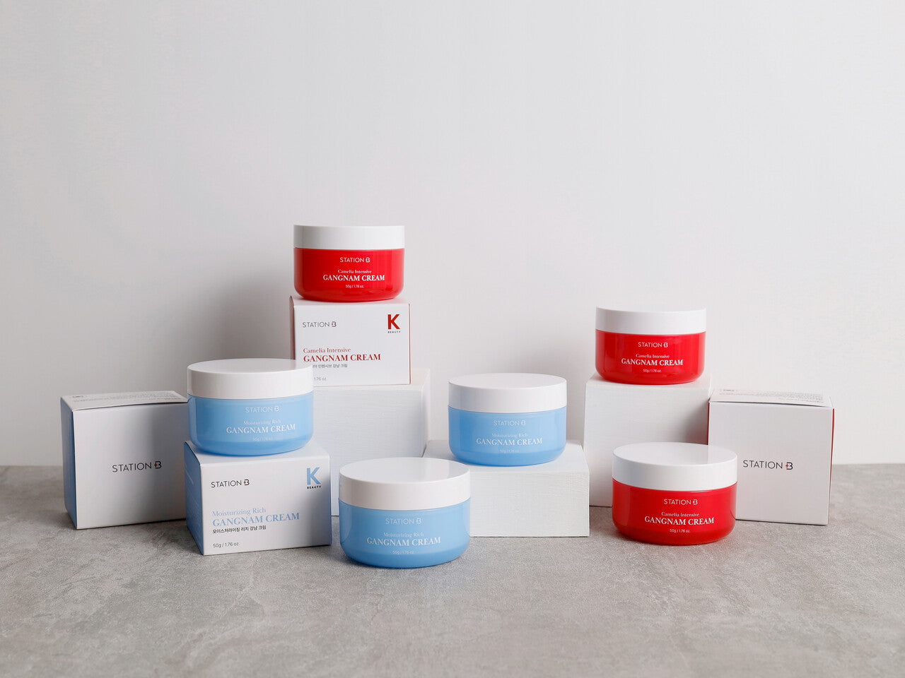 [UGC] STATIONB Camelia Intensive Gangnam Cream & STATIONB Moisturizing Rich Gangnam Cream